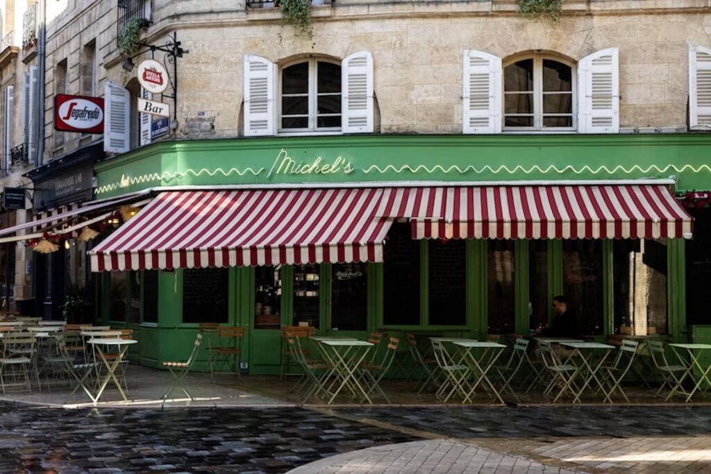 covered outdoor seating